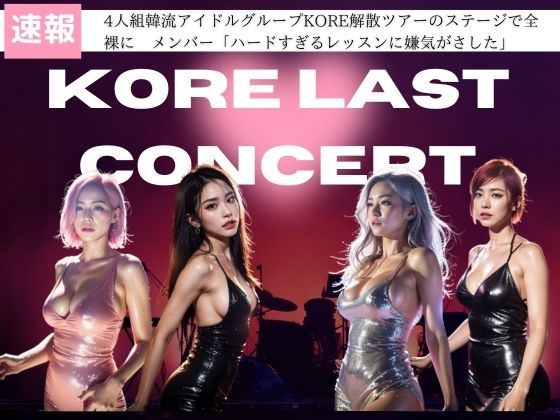 4人組韓流アイドルグループKORE解散ツアーのステージで全裸に メンバー「ハードすぎるレッスンに嫌気がさした」