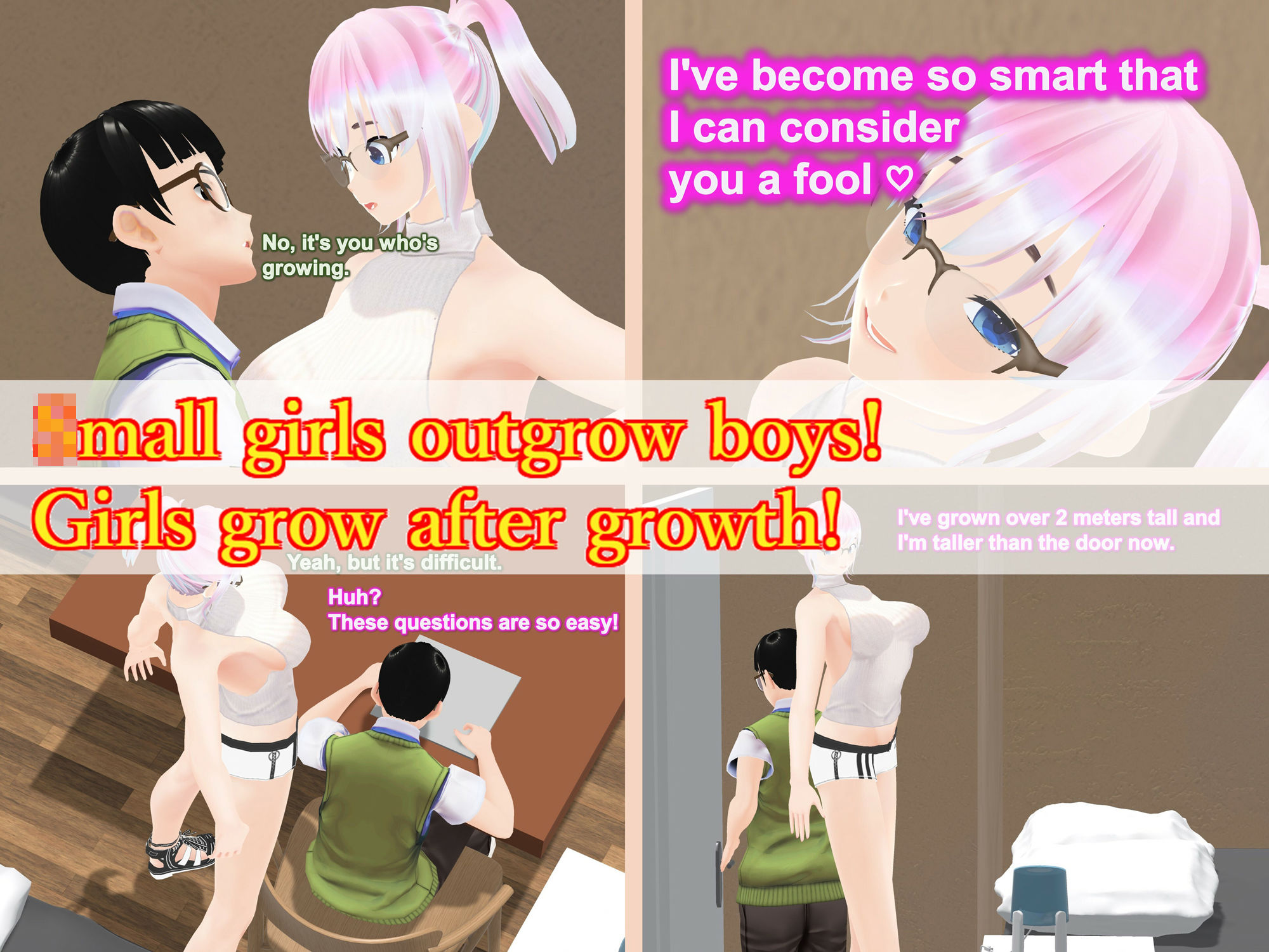 Outgrowing only girls， Overtake boys， Growth sound. Home tutor Arc_2