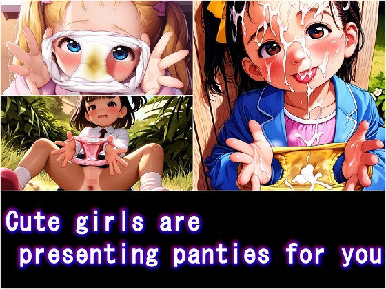 Cute girls are presenting panties for you_0