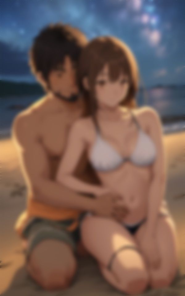 海の家SEX〜砂浜でセックスをやりまくるビッチな女と海の家の店員〜_1