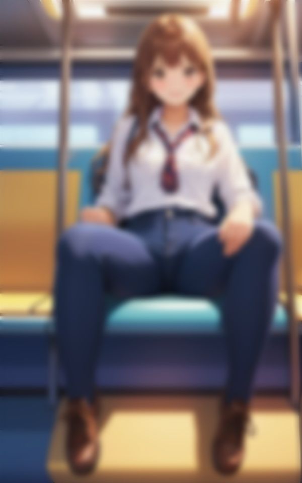 通学電車で会う...あの娘はなんで足をM字にしらいているのだろう..._1