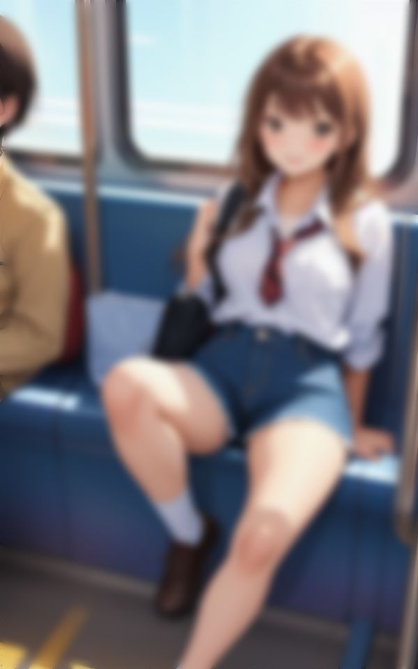 通学電車で会う...あの娘はなんで足をM字にしらいているのだろう..._3