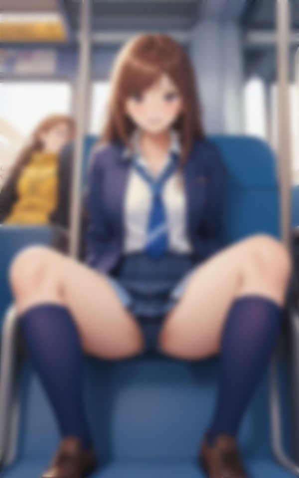 通学電車で会う...あの娘はなんで足をM字にしらいているのだろう..._5