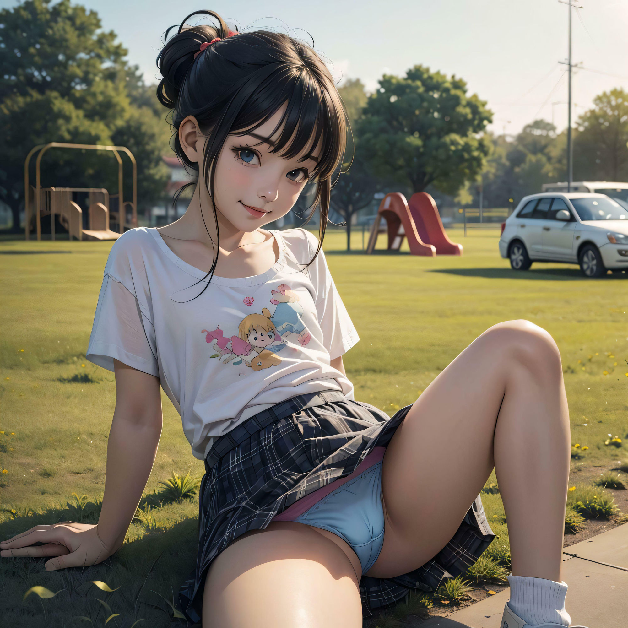 公園に行けば綿パンツ見せてくれる少女がいっぱいいる_2