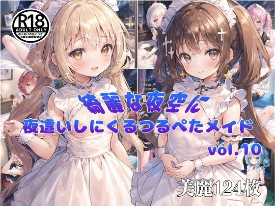 【vol10】夜空が綺麗な日に夜●いしにくるつるぺたメイド_0